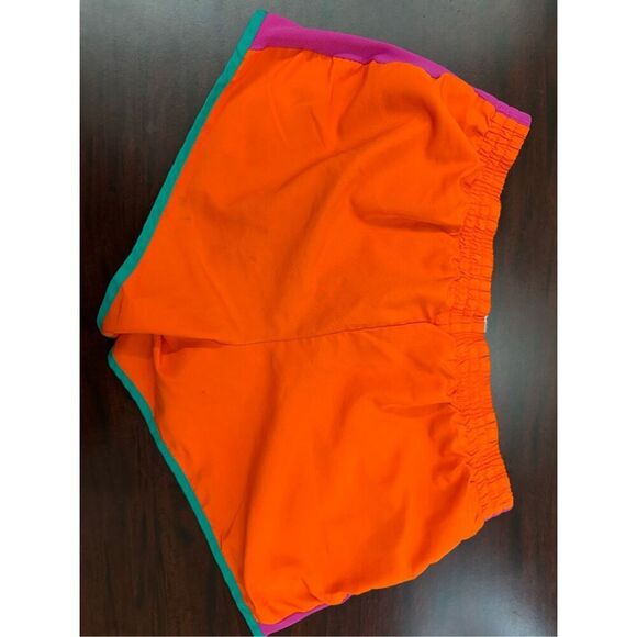 Danskin Now Orange Athletic Shorts Size Large - Picture 4 of 10
